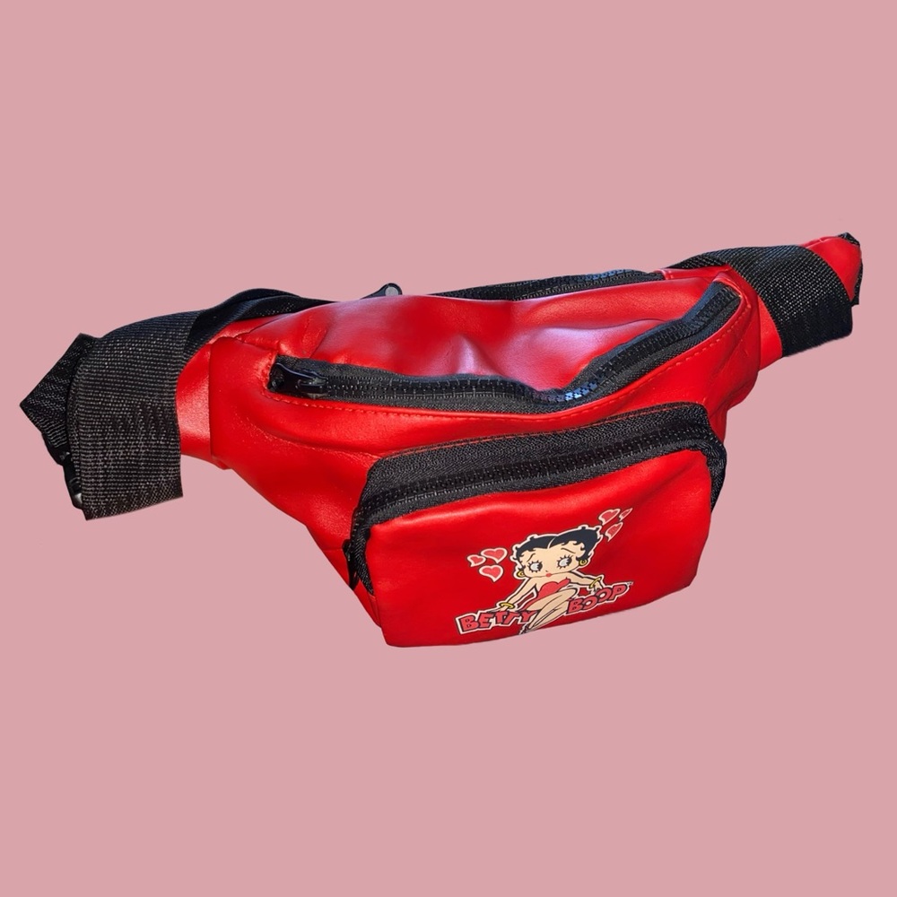 Vintage Betty Boop red &black Fanny Pack
